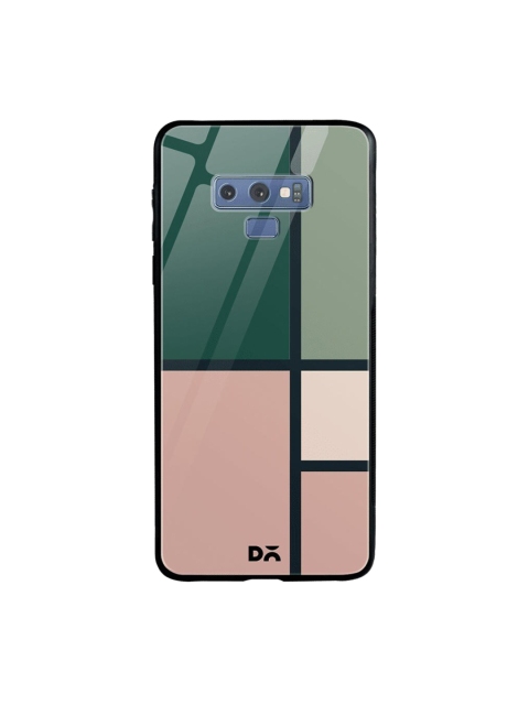

DailyObjects Green & Peach-Coloured Window Samsung Galaxy Note 9 Shock Absorbent Glass Case