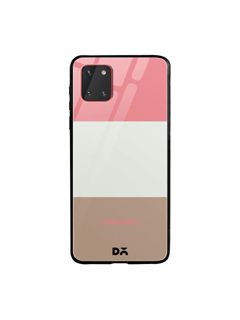 

DailyObjects Pink & White Triplet Samsung Galaxy Note 10 Lite Shock Absorbent Glass Case