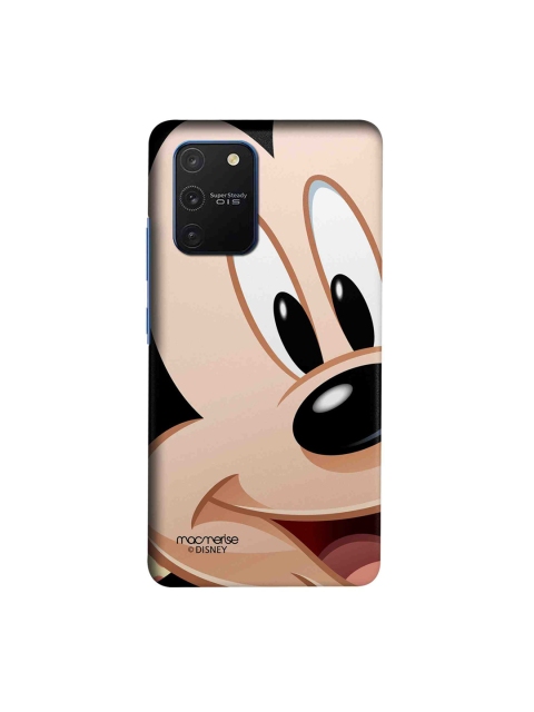 

macmerise Beige & Black Disney Zoom Up Mickey Samsung Galaxy S10 Lite Back Case