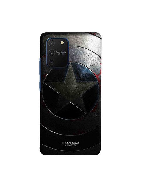 

macmerise Green & Black Marvel Comics Rusted Captains Shield Samsung Galaxy S10 Lite Back Case, Grey