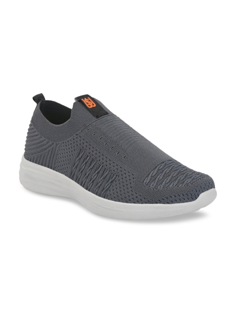 

Walkstyle By El Paso Men Grey Mesh Running Shoes