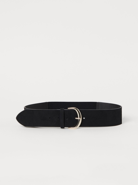 

H&M Women Black Solid Waist Belt