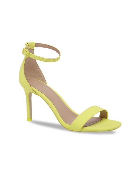 Call It Spring Women Yellow Solid Heels