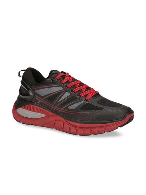 

Power Men Black Textile Running Shoes