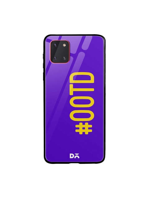 

DailyObjects Blue & Yellow OOTD Samsung Galaxy Note 10 Lite Shock Absorbent Glass Case