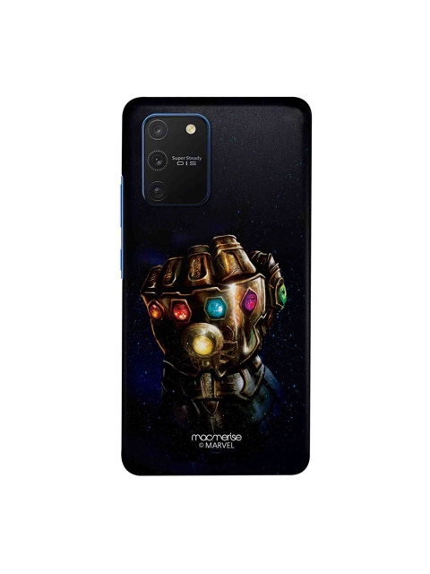 

macmerise Black & Gold-Toned Marvel Comics The Gauntlet Punch Samsung Galaxy S10 Lite Back Case