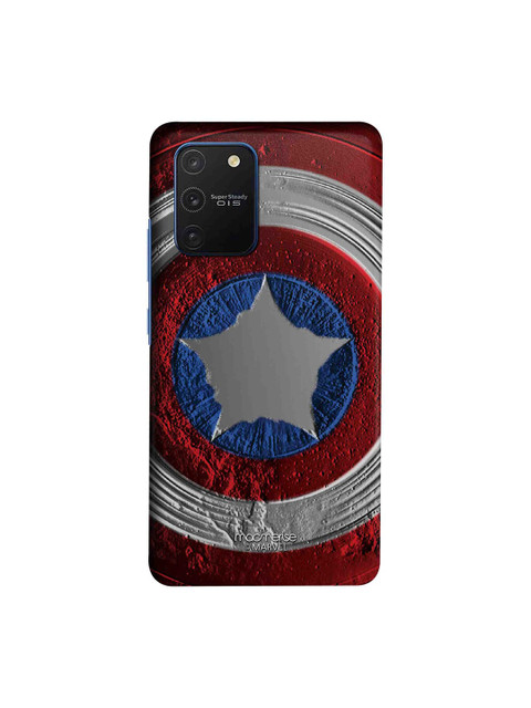 

macmerise Red & Grey Marvel Comics Stoned Shield Samsung Galaxy S10 Lite Back Case
