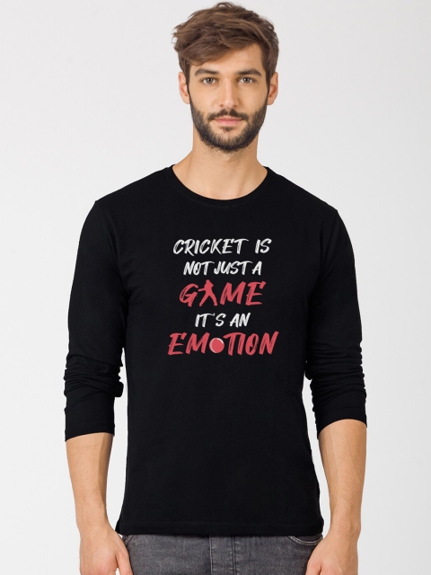 

Bewakoof Men Black Printed Round Neck T-shirt