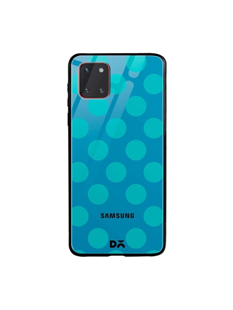 

DailyObjects Blue Polka Samsung Galaxy Note 10 Lite Shock Absorbent Glass Case