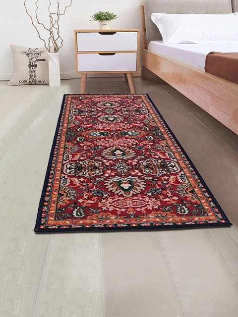 

RUGSMITH Multicoloured Printed Premium Qualty Anti-Skid Floor Runner, Multi