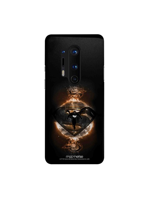 

macmerise Black & Yellow DC Comics Superman Rage OnePlus 8 Pro Back Case