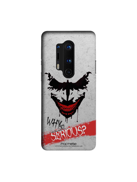 

macmerise Grey & Black DC Comics Seriously Crazy OnePlus 8 Pro Back Case