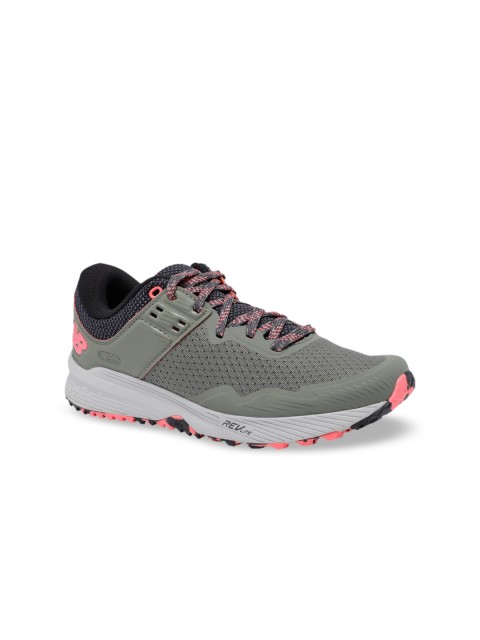 

New Balance Women Olive Green Mesh Running Shoes