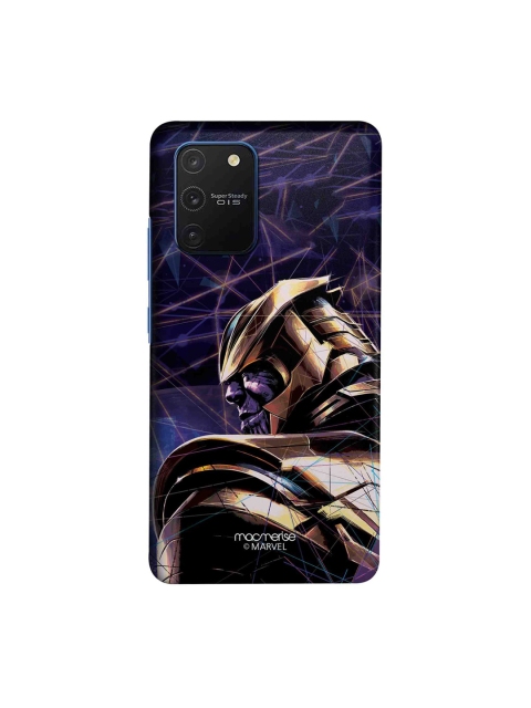 macmerise Purple & Black Marvel Comics Thanos On Edge Samsung Galaxy S10 Lite Back Case