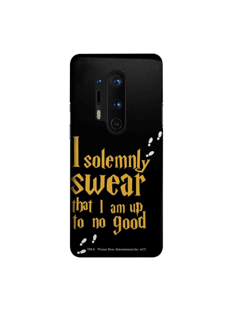 

macmerise Black & Yellow Harry Potter Solemnly Swear OnePlus 8 Pro Back Case