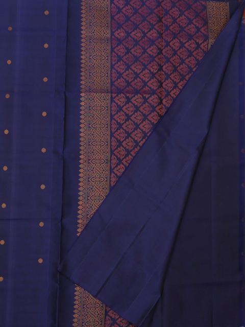 

Pothys Blue Woven Design Pure Silk Saree