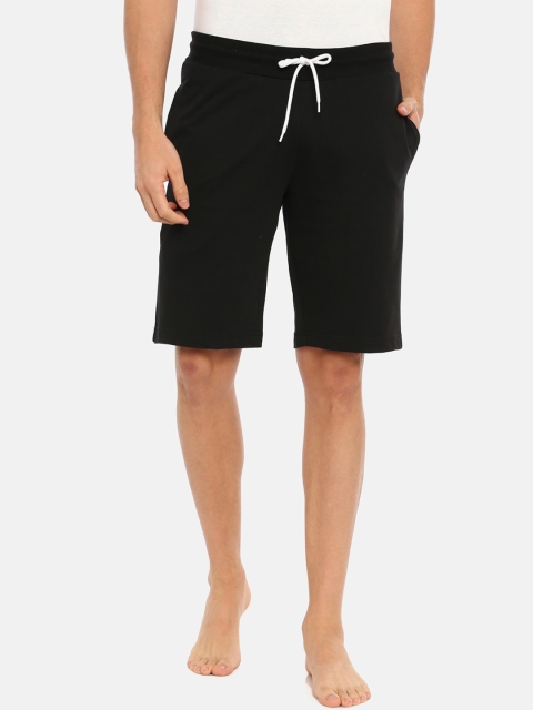 

Classic Polo Men Black Solid Lounge Shorts