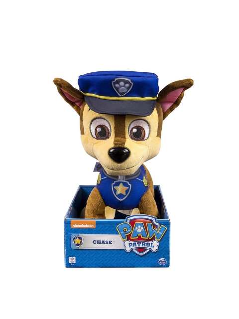 PAW PATROL Boys Beige & Blue Nickelodeon Chase Spin Master Figure Soft Toy