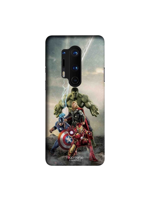 

macmerise Blue & Red Marvel Comics Time To Avenge OnePlus 8 Pro Back Case