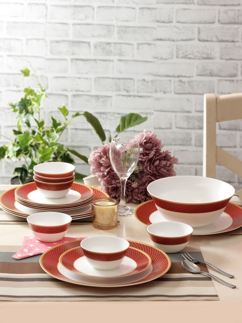 

Laopala White Opalware Dinner Set