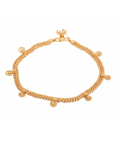 

Shoshaa Gold-Plated Handcrafted Anklets