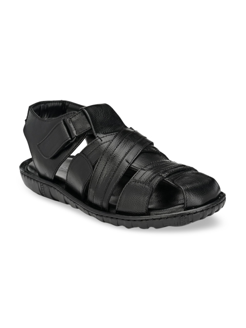 

Eego Italy Men Black Comfort Sandals