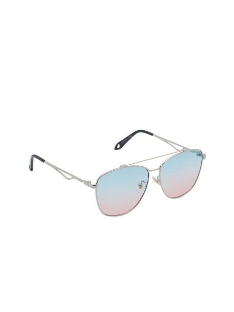 VAST Unisex Aviator Sunglasses 1213, Silver