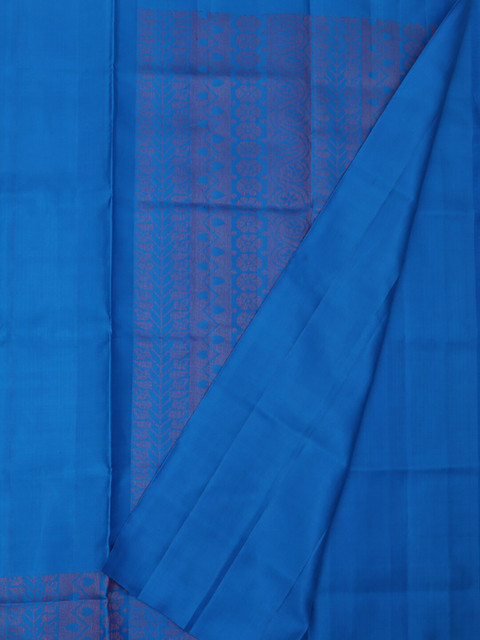 

Pothys Blue Woven Design Pure Silk Saree