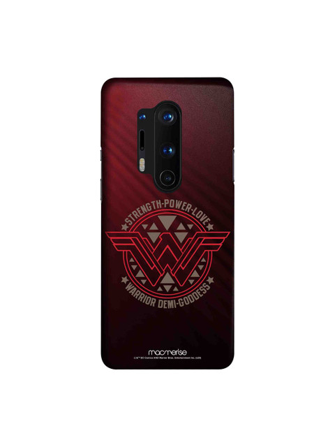 

macmerise Red & Grey Wonder Woman Stamp OnePlus 8 Pro Back Case