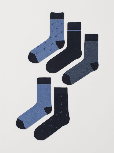 

H&M 5-pack socks, Blue