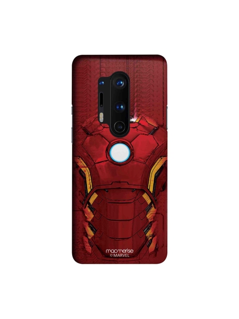 

macmerise Red Marvel Comics Suit of Armour OnePlus 8 Pro Back Case