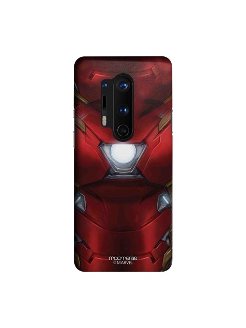 

macmerise Red & Grey Marvel Comics Suit up Ironman OnePlus 8 Pro Back Case