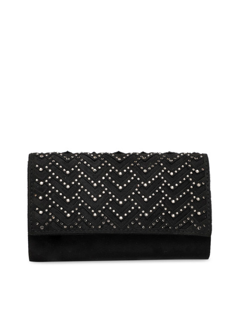 

Call It Spring Black Embellished Clutch