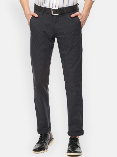 

Van Heusen Sport Men Grey Slim Fit Solid Regular Trousers