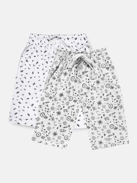 

Urban Dog Boys Pack Of 2 Printed Regular Fit Regular Shorts, Multi