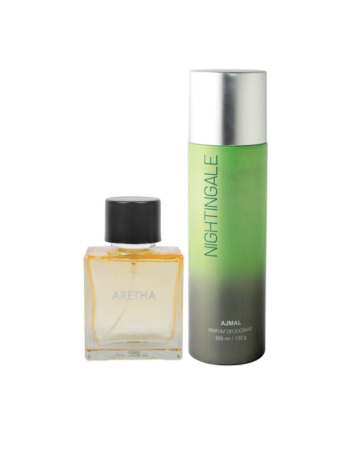 

Ajmal Unisex Pack Of 2 Deodorants 300 ml, Multi
