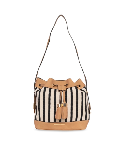 

ALDO Beige Striped Sling Bag