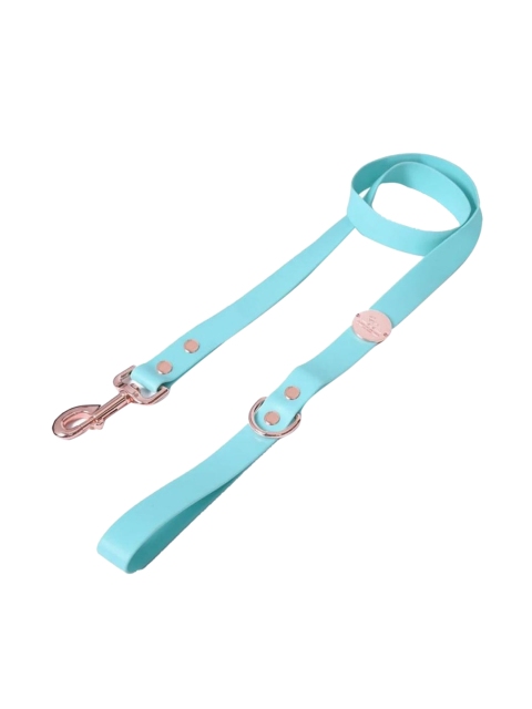 

Heads Up For Tails Turquoise Blue Solid Rain Friendly Dog Leash