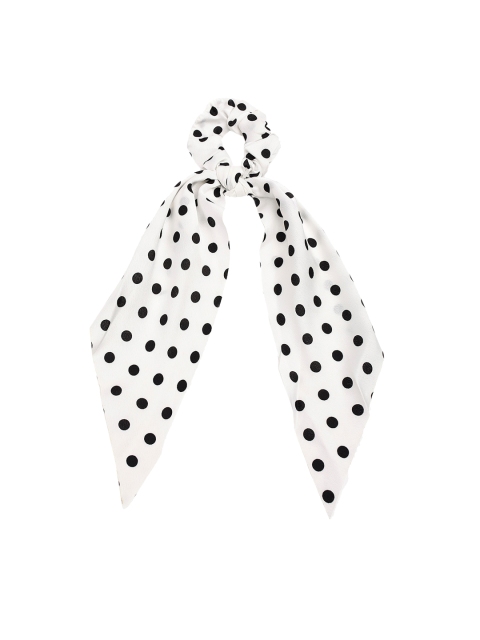 

ToniQ White & Black Printed Ponytail Holder