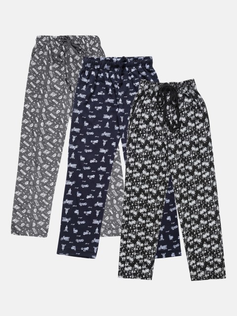 

Urban Dog Boys Pack of 3 Printed Lounge Pants, Grey