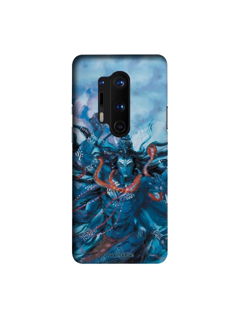 

macmerise Teal Blue Shiva Tandav Printed OnePlus 8 Pro Mobile Cover
