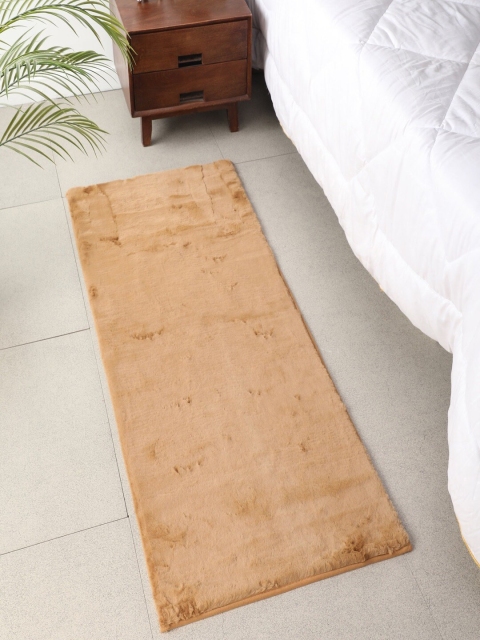 

Flooring India Gold-Coloured Solid Ruffle Anti-Skit Floor Runner