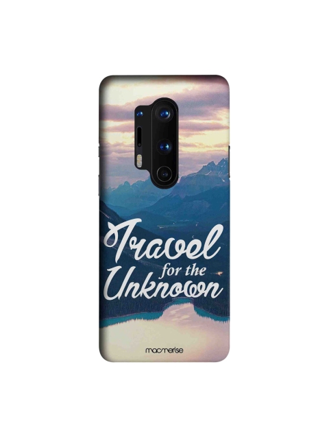 

macmerise Blue & White Travel For The Unknown OnePlus 8 Pro Back Case
