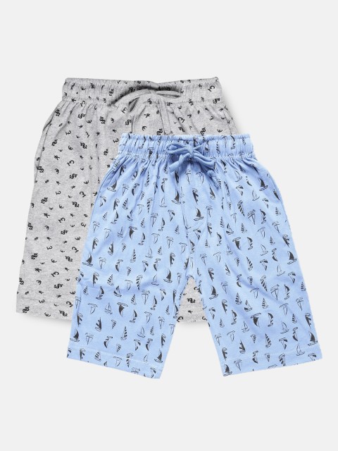 

Urban Dog Boys Pack Of 2 Printed Regular Fit Regular Shorts, Multi