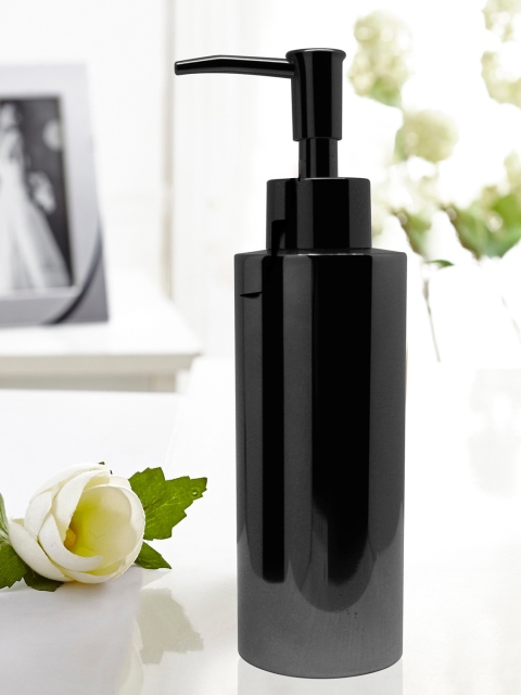 

OBSESSIONS Black Solid Stainless Steel Pablo Soap Dispenser