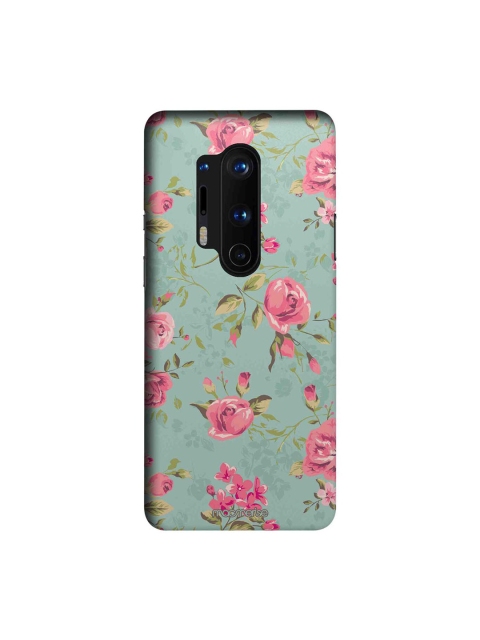 

macmerise Green & Pink Flowers OnePlus 8 Pro Back Case
