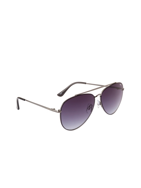 

I DEE Unisex UV Protected Lens Aviator Sunglasses IDEE-S2554_C2, Grey