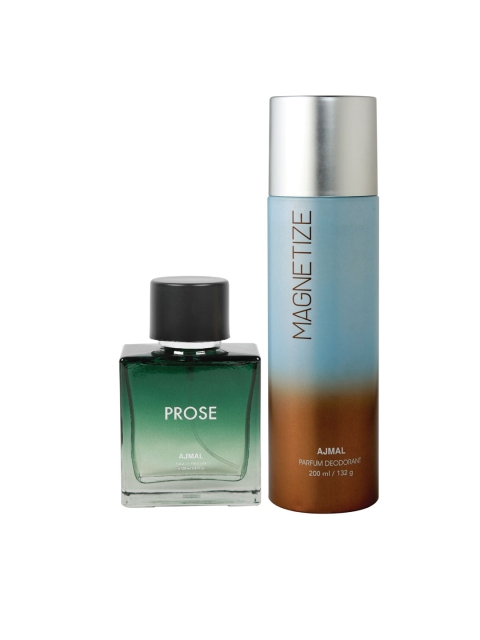 

Ajmal Prose Unisex Pack Of 2 EDP Magnetize Deodorant, Multi