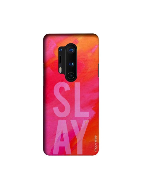 

macmerise Pink & Red Slay OnePlus 8 Pro Back Case