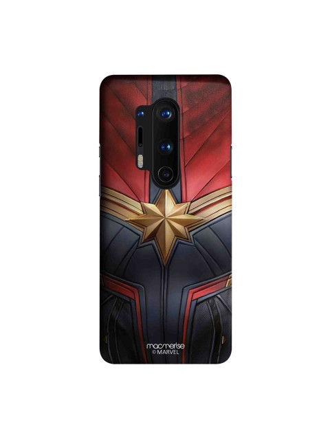 

macmerise Blue & Red Marvel Comics Suit Up Captain Marvel OnePlus 8 Pro Back Case